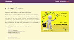 Desktop Screenshot of corichem.com